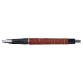 Bolígrafo Pen Christian Crosses on Crimson Red