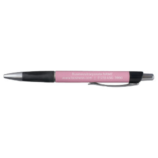 Bolígrafo Pens rosa de promoción de marca profesional para e