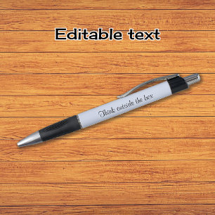 Bolígrafo Pensamiento inteligente del nombre del texto