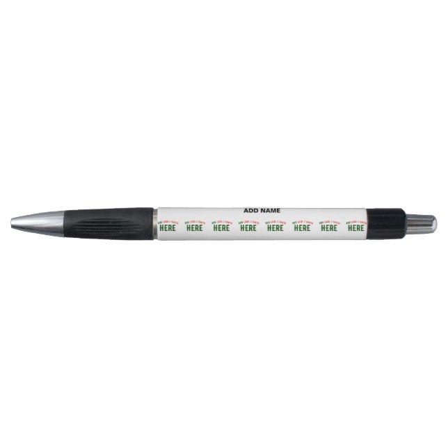 BOLÍGRAFO PERSONALIZABLE MODERNO ESTILO BLANCO VERIFICADO MA (Anverso)