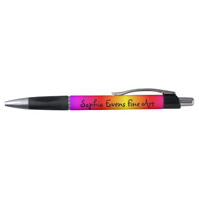 Bolígrafo personalizado "Arcoíris Prisma" (Parte superior)