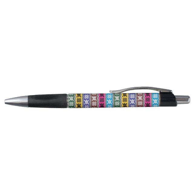 Bolígrafo Personalizado de elementos africanos Pen (Parte superior)