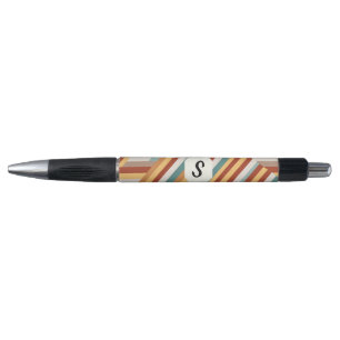 Bolígrafo Personalizado Monograma pluma geométrica moderna r
