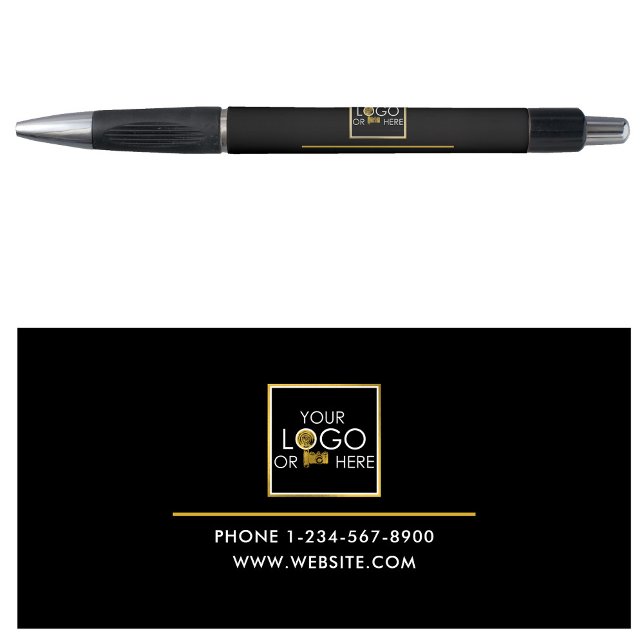 Bolígrafo Personalizado profesional de oro -  profesional -  (Professional Business Gold Custom Logo Photo Text Pen)