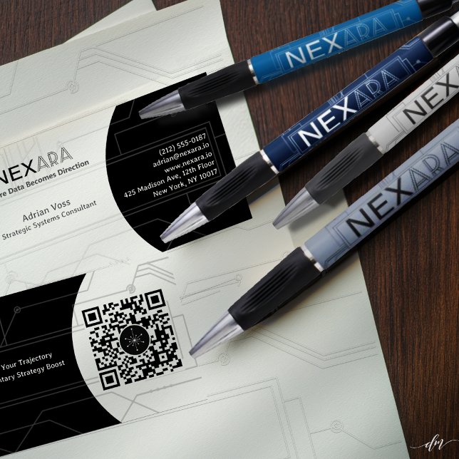 Bolígrafo Personalize Networking Pens (Premium branded pens with matching cards, ideal for corporate events and networking kits)