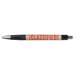 Bolígrafo Pluma clasificada estampada