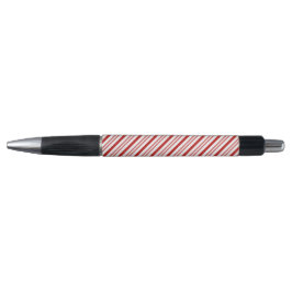 Bolígrafo Pluma de bastón rojo y blanco