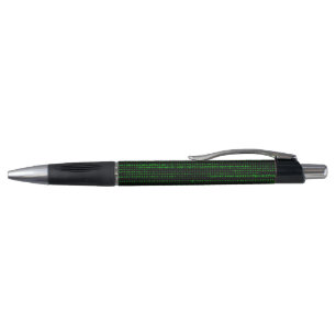 Bolígrafo Pluma de caracteres verdes de matriz
