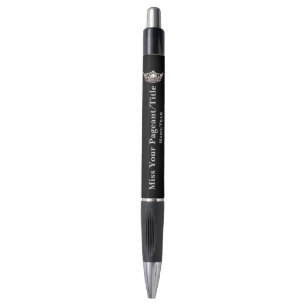 Bolígrafo Pluma de encargo de la tinta de la corona de plata