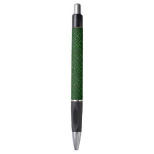 Bolígrafo Pluma de encargo verde oscuro - pluma de goma del