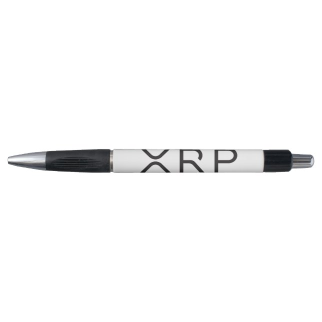 Bolígrafo Pluma de imagen con logotipo completo XRP (Anverso)