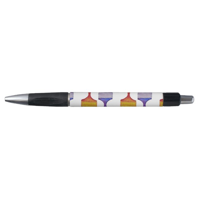 Bolígrafo pluma de la brocha (Anverso)
