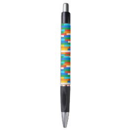 Bolígrafo Pluma de patrón de franja de diseño