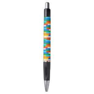 Bolígrafo Pluma de patrón de franja de diseño