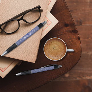 Bolígrafo Pluma Elegante Floral de Inspiración Vintage Perso