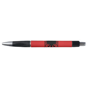 Bolígrafo Pluma Patriótica con bandera de Albania