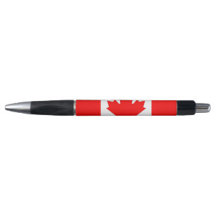 Bolígrafo Pluma Patriótica con bandera de Canadá