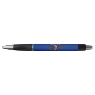 Bolígrafo Pluma Patriótica con bandera de Dakota del Norte, 