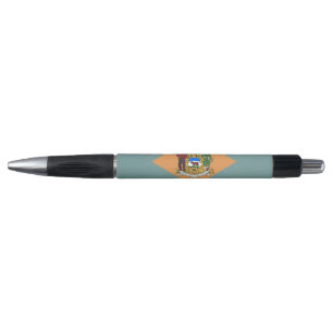 Bolígrafo Pluma Patriótica con bandera de Delaware, EE.UU.