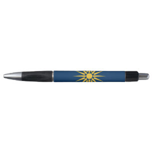 Bolígrafo Pluma Patriótica con bandera de Macedonia, Grecia