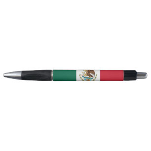 Bolígrafo Pluma Patriótica con bandera de México