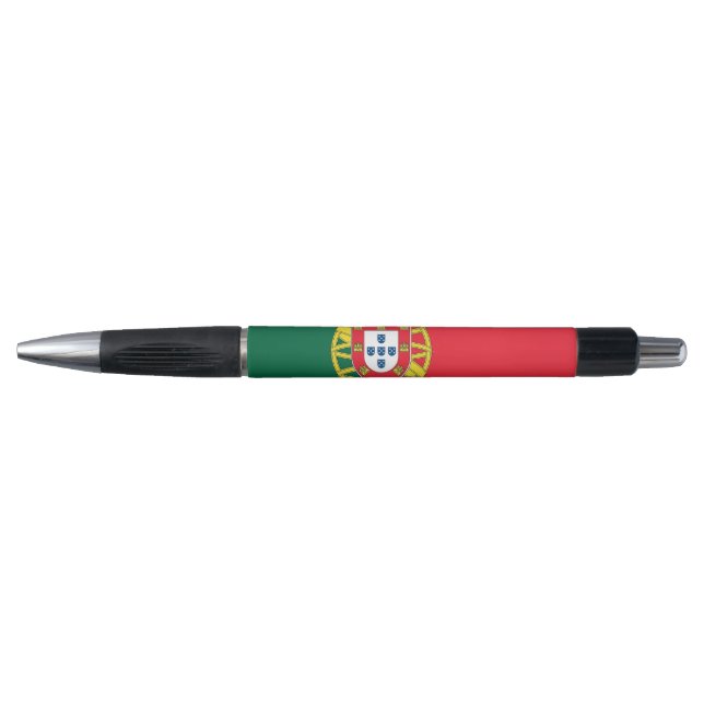 Bolígrafo Pluma Patriótica con bandera de Portugal (Anverso)