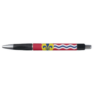 Bolígrafo Pluma Patriótica con bandera de San Luis, Misuri