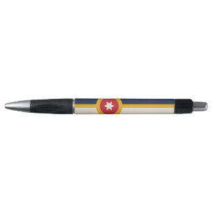 Bolígrafo Pluma Patriótica con bandera de Tulsa, Oklahoma