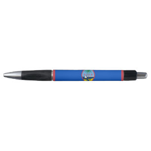Bolígrafo Pluma patriótica con la bandera de Guam, los
