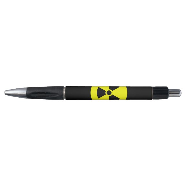 Bolígrafo Pluma Personalizado de Rótulo de radiación (Anverso)