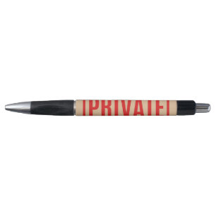 Bolígrafo Privado