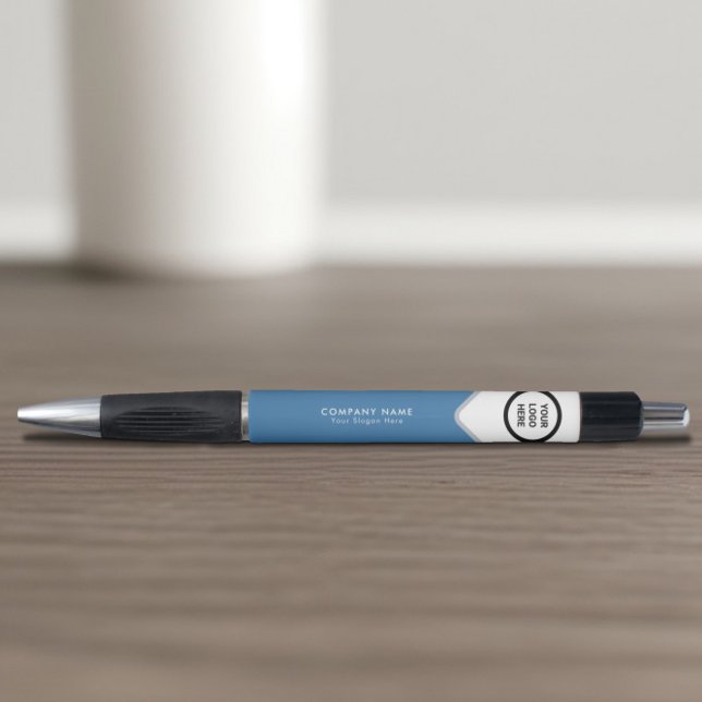 Bolígrafo promocional de marca Steel Blue (Subido por el creador)