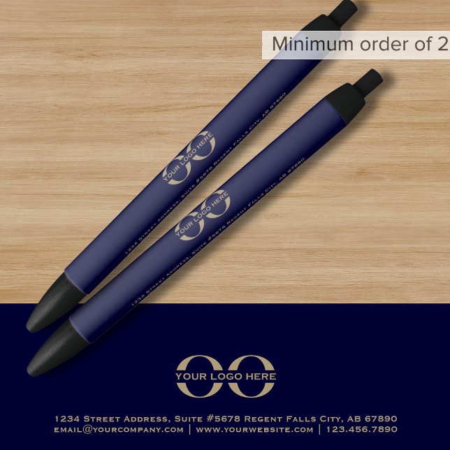 Bolígrafo promocional de oro azul de la Marina per (Subido por el creador)