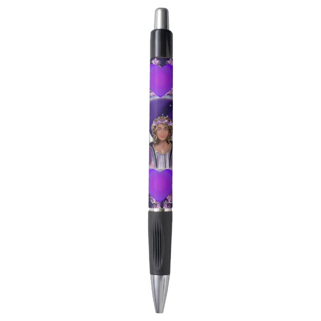 Bolígrafo Purple Soul Pen (Frente vertical)