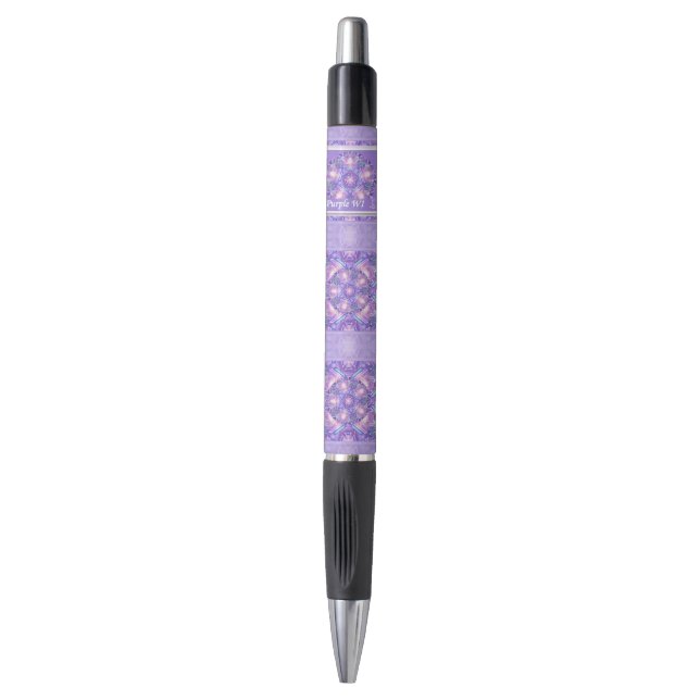 Bolígrafo Púrpura W1 (Frente vertical)