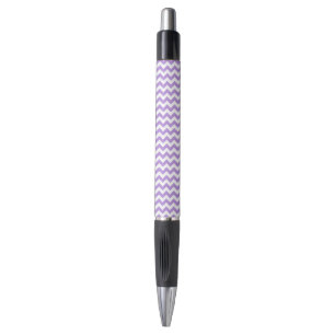 Bolígrafo Púrpura Zigzag, Púrpura Chevron, Patrón Geométrico