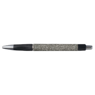 Bolígrafo Purpurina de plata elegante