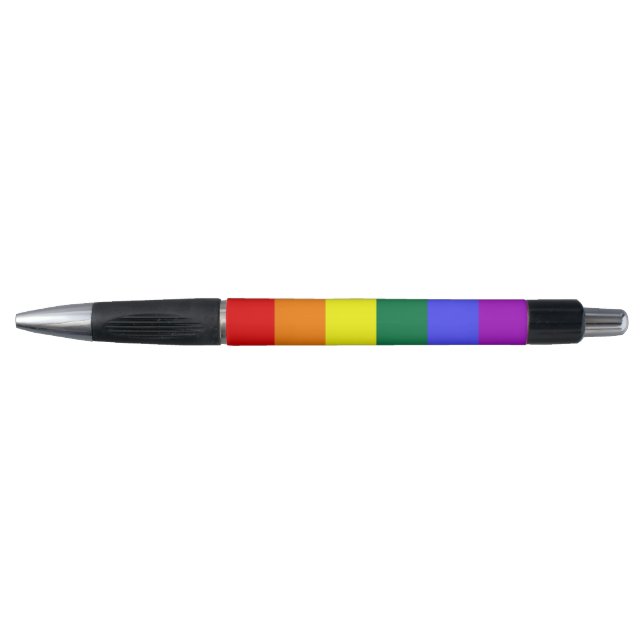 Bolígrafo Rainbow Pride Flag (Anverso)