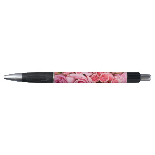 Bolígrafo Ramo de flores de rosa (Anverso)