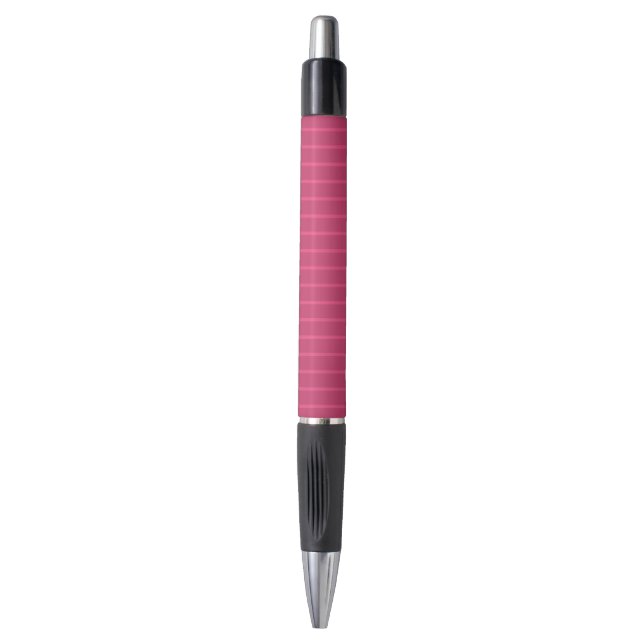 Bolígrafo Raspberry Pink Stripe (Frente vertical)