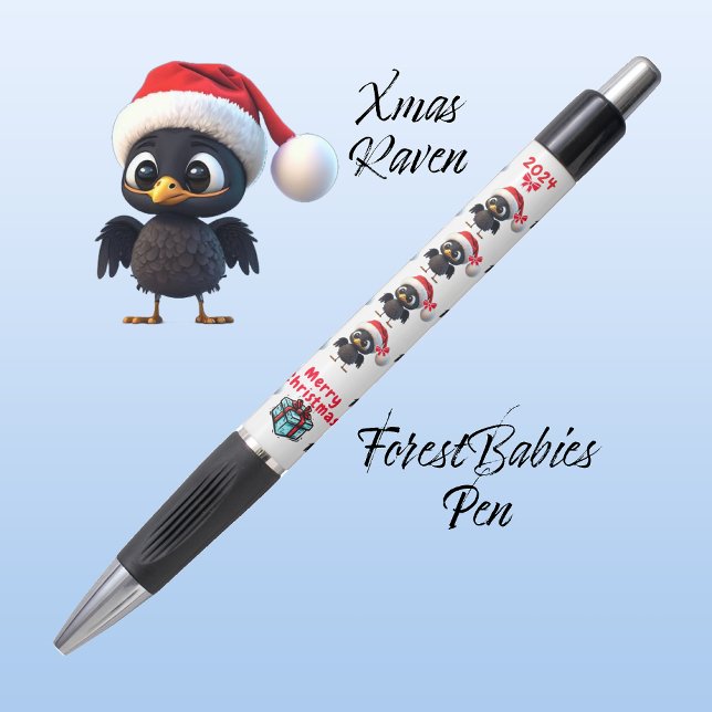 Bolígrafo Raven Navidades, gráfico festivo, ⛄️ blanco (Subido por el creador)