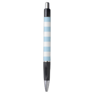 Bolígrafo Rayas azules, rayas blancas, patrón rayado