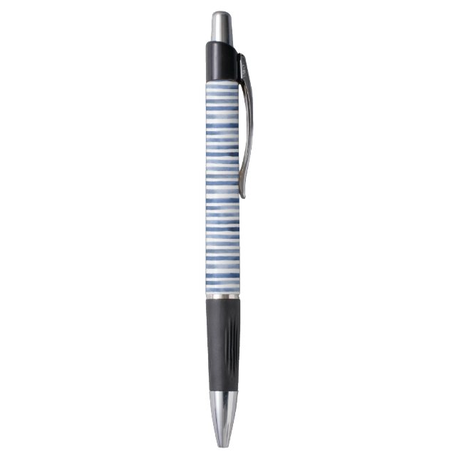 Bolígrafo Rayas Blancas Azules (Parte inferior (Vertical))