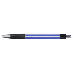 Bolígrafo Rayas Frías Azules Geométricas