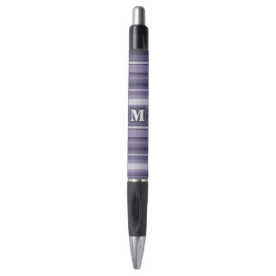 Bolígrafo Rayas moradas monográficas