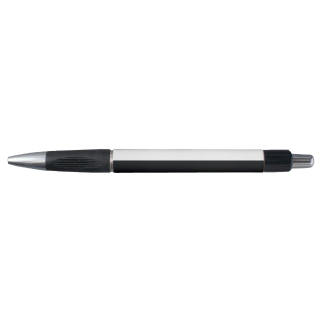Bolígrafo Rayas simples extra anchas en blanco y negro (Anverso)