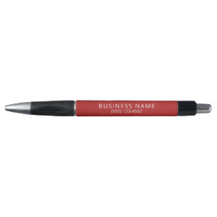 Bolígrafo Red Company Name, Phone Promotional Business