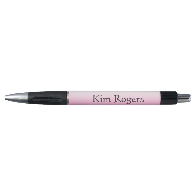 Bolígrafo Rosa brillante simple (Anverso)