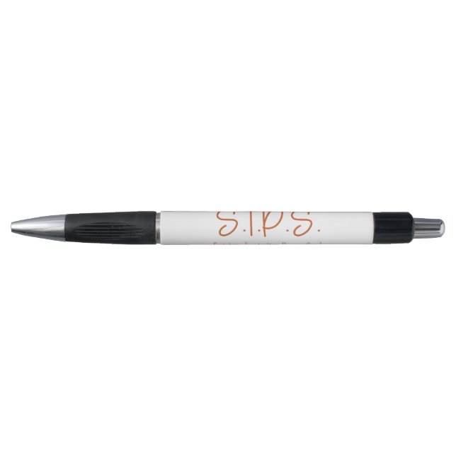 Bolígrafo S.I.P.S. Pen - Naranja (Anverso)