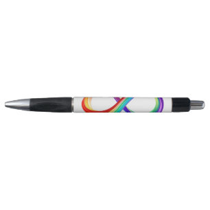 Bolígrafo Símbolo infinito arcoiris en capas
